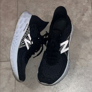 New Balance Black and White Athletic Sneakers